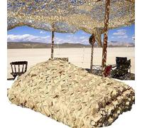 KDHKDFN Filet De Camouflage Wavy Sable pour pergola Decorating Toile d’ombrage avec Filet pour la terrasse Serre Potager décoration 5x7m/16.4x22.9ft