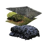 KDHKDFN Filet d'ombrage 4X3.0 Camouflage Noir, Double Couche, Toile Protection Solaire UV Convient pour Jardin/Pergola/Patio Lawn