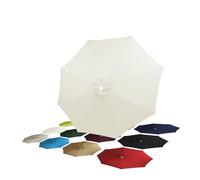 KDHKDFN Remplacement Toile Parasol 8 Baleines 4.00m déporté Auvent Blanc