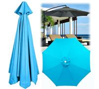 KDHKDFN Toile de Rechange parasol de jardin exterieur deporte 3x3 polyester imperméable 8 Bras Dessus Parapluie Remplacement