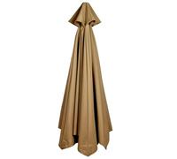 KDHKDFN Toile de Rechange parasol de jardin exterieur deporte 3x3 polyester imperméable 8 Bras Dessus Parapluie Remplacement