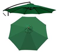 KDHKDFN Toile De Rechange Pour Parasol Déporté, Toile De Parasol Ronde 3m 8 Baleines Toile De Remplacement(Color:vert)