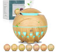 KDISHKRA Diffuseur d'Huiles Essentielles 160ml, USB, 7 Couleurs LED, Arrêt Automatique, Aromathérapie Humidificateurs Diffuseur Arômes pour Maison, Chambre, Salon, Yoga, Bureau, Spa, Massage
