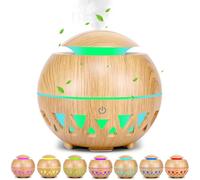 KDISHKRA Diffuseur d'Huiles Essentielles 160ml, USB, 7 Couleurs LED, Arrêt Automatique, Aromathérapie Humidificateurs Diffuseur Arômes pour Maison, Chambre, Salon, Yoga, Bureau, Spa, Massage