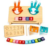 KDISHKRA Jeu Montessori Bois, Apprendre à Compter 4-6 Ans
