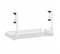 Kdjuope Rack Rangement Bureau En Acier Carbone Robuste Organiseur Bureau à un Niveau Mince Support Rangement Fixation,