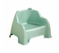 Kdjuope Tabouret Enfant Tabouret Marchepied Siège Banc Dossier Créature Ludique Antidérapant Stabilité Renforcée Léger à Déplacer Adapté aux Enfants pour, Vert