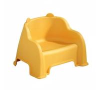 Kdjuope Tabouret Enfant Tabouret Marchepied Siège Banc Dossier Créature Ludique Antidérapant Stabilité Renforcée Léger à Déplacer Adapté aux Enfants pour, Jaune