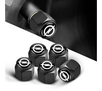 KDKDJ Auto Bouchons de Valve pour Opel Corsa D, Valve Pneu Voiture Bouchons de Valve de Pneu Bouchon de Valve Voiture Résistant à la Corrosion Voiture Accessoires,A
