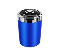 KDKDJ Cendrier de Voiture pour Citroen C4 Picasso 2016-2018, Cendriers en Acier Inoxydable avec Couvercle Portable à LED Cendrier à Cigare Auto-Extinguible sans Fumée Auto Accessoires,C