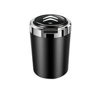KDKDJ Cendrier de Voiture pour Citroen C4 Picasso 2016-2018, Cendriers en Acier Inoxydable avec Couvercle Portable à LED Cendrier à Cigare Auto-Extinguible sans Fumée Auto Accessoires,A