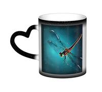 KDKJEDPEAF Tasse magique à changement de couleur en forme d'animal galaxie 325 ml | Tasse à café en céramique sensible à la chaleur révèle une image surprise | Cadeau pour elle, lui, famille, amis