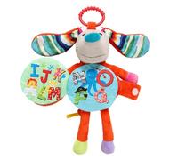 Kdksks Fabric Livre pour Baby, Clip on Pram and Pushchair Newborns Baby Toy, Caricature Animale Sound Books en Doux pour Babies, Poussette Bebe Jouet, Jeux Eveil Bebe 0-6 Mois