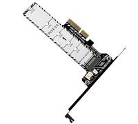 kdkskss Adaptateur de Disque Dur | Convertisseur PCIe 5.0 M.2 pour PC | Carte D'Extension Données Sauvegarde avec Dissipateur Thermique | pour Ordinateur de Bureau, Station de Travail et Stockage