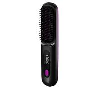 Kdkskss Cordless Hair Straightener Brush, Portable Hair Straightener Brush For Travel, Pinceaux De Style Chauffant Rechargeables, USB 4000mAh Hot Smooth Heated Comb For Hairs Styling