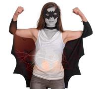 kdkskss Costume Ailes De Chauve-souris - Ailes Noires De Chauve-souris Pour Jeune Enfant | Accessoires De Mode Gothique Pour Fêtes D'Halloween Déguisements Dragon Et Vampire
