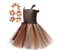 kdkskss Costume de Lion,Robe de Lion pour Filles | Robes de concours Tenue de lion pour tout-petits | Robes de mascarade avec bandoulière réglable pour Pâques, Halloween, Noël, fête des,