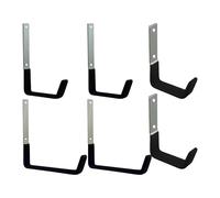 kdkskss Crochets Mural Garage,Support Utilitaire Résistant À La Rouille 6 Pièces | Support Organisateur Mur Porte-Outils Pour Abri - Pour Abri Grenier Buanderie Outils Jardin Pneu Tronçonneuse Pelle