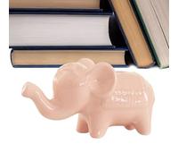 kdkskss Élément De Décoration Éléphant,Ornements de Bureau en Céramique Collectionnables - Statuette d'Éléphant pour la Richesse et la Chance | pour Salon De Séjour Famille Ferme Fêtes Plateau Étagé