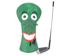 kdkskss Housse pour Tête De Club De Golf - Protecteur Drôle en Cuir PU pour Putter,Protections De Tête De Club,pour Hommes et Femmes Tournoi Entraînement Parcours