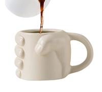 kdkskss Mug À Café Amusant Pour Hommes, Mugs à Poing Novateurs pour Thé, Décoration Maison Réutilisables en Céramique pour Eau Thé Jus Lait Camping Restaurant Cadeaux Noël Anniversaire