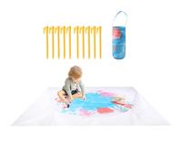 kdkskss Piscine À Flaque De Plage pour Tout-Petits - Piscine Etanche Plage,Couverture Anti Sable 2-en-1 pour Camping, Jardin, Extérieur, Pique-Nique, Famille, Vacances