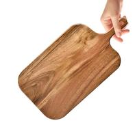 kdkskss Planche à Découper en Bois - Planches En Bois Avec Une Poignée,Plateau De Service Recto Verso Pour Steak Usage Pro Et Extérieur Restaurant