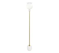 KDLN KUNDALINI lampadaire OPYO (Blanc / Laiton - Verre soufflé et métal)