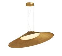 KDLN KUNDALINI lampe à suspension KATE (Feuille d'or, 2700K - Métal)