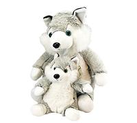 KDO-JOUETS.COM Peluche Husky Rodadou (18 ou 30cm) - 18 cm