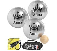 KDO MAGIC Boule de pétanque Personnalisée Triplette 720g 72mm