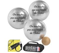 KDO MAGIC Boule de pétanque Personnalisée Triplette 720g 72mm