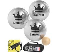 KDO MAGIC Boule de pétanque Personnalisée Triplette 720g 72mm