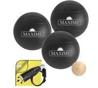 KDO MAGIC Boule de pétanque Personnalisée Triplette Noire 720g 72mm