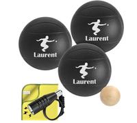 KDO MAGIC Boule de pétanque Personnalisée Triplette Noire 720g 72mm