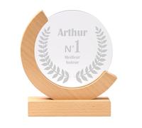 KDO MAGIC - Trophée Verre Personnalisé Coffret Inclus (Modèle Top 1)