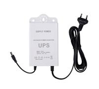 Kdouehg Alimentation sans Coupure Mini UPS 12V-2A pour WiFi, Modem, Routeur, Caméra de Sécurité avec Batterie de Secours Protectrice, Prise EU
