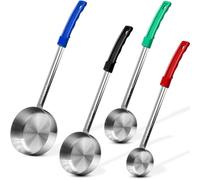 Kdouehg Cuillères Doseuses de Contrôle des Portions en Acier Inoxydable pour Buffets et Fêtes - Tailles de 2 Oz, 4 Oz, 6 Oz, 8 Oz