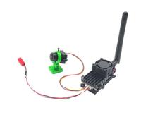 Kdouehg Émetteur VTX FPV 5,8 Ghz 2 W + Émetteur Audio Vidéo 1000TVL Cam 2000 MW 48CH pour Drone RC FPV Longue Portée