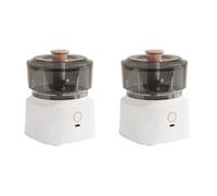 Kdouehg Mini Presse-Ail Électrique sans, Broyeur de Cuisine à Double Usage, Hachoir à Viande Rechargeable, Légumes, Blanc