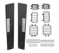 Kdouehg Pour 1/10 simulation voiture d'escalade Trx4 G500 G63 Couvercle de feu latéral Couvercle de feu arrière Couvercle de phare Capot Protection anti-encastrement