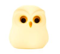Kdouehg Veilleuse, Veilleuse Changeante RVB en Forme de Hibou, Veilleuse Mignonne en Silicone pour Cadeaux, Lampe de Chevet Kawaii pour Aide au Sommeil, Installation Facile