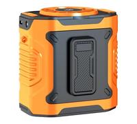 Kdouehg Ventilateur de Taille Rechargeable sur Ceinture Portable, Ventilateur Corporel, 5000 MAh, Mains, Ventilateur de Cou, Ventilateur de Ceinture, Orange Lave