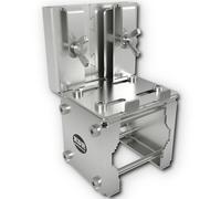 KDR Produktgestaltung Support d'éventail de Balcon en Acier Inoxydable - Rond et carré - Support de Rangement pour éventails de Balcon - 140 cm x 140 cm - Fixation sûre sur la Balustrade