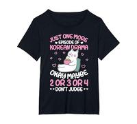 Kdrama Juste Un épisode de Plus du Drame coréen K-Drama T-Shirt, Femme Grandes Tailles, Noir, 5X
