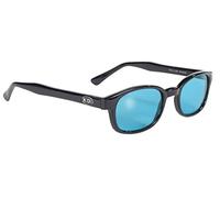 KD's 2129 - Lunettes de soleil sportifs et motards - homme & femme - s'adaptent sous casque moto vélo ski - Verres turquoises UV400 - Portées par Jax Teller et SAMCRO Sons of Anarchy