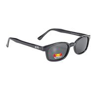 KD's X 1019 - Lunettes de soleil polarisées sportifs et motards - homme & femme - s'adaptent sous casque moto vélo ski - Verres gris UV400