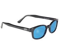 KD's X 1129 - Lunettes de soleil sportifs et motards - homme & femme - s'adaptent sous casque moto vélo ski - Verres turquoises UV400 - Portées par Jax Teller et SAMCRO Sons of Anarchy