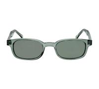 KD's X Lunettes de soleil 11269 - Monture translucide verte - Verres verts polarisés - taille XL
