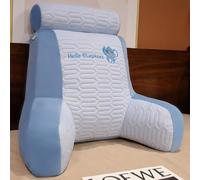 KDTRKH Coussin de lecture confortable avec dossier amovible pour chaise multifonction - Soutien dorsal pour se détendre en regardant la télévision - Éléphant - 70 x 60 cm